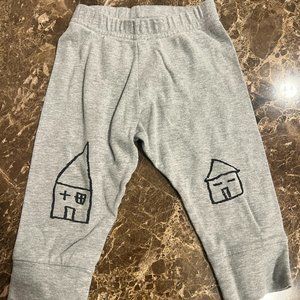 American Apparel Little House Grey Leggings 12-18M